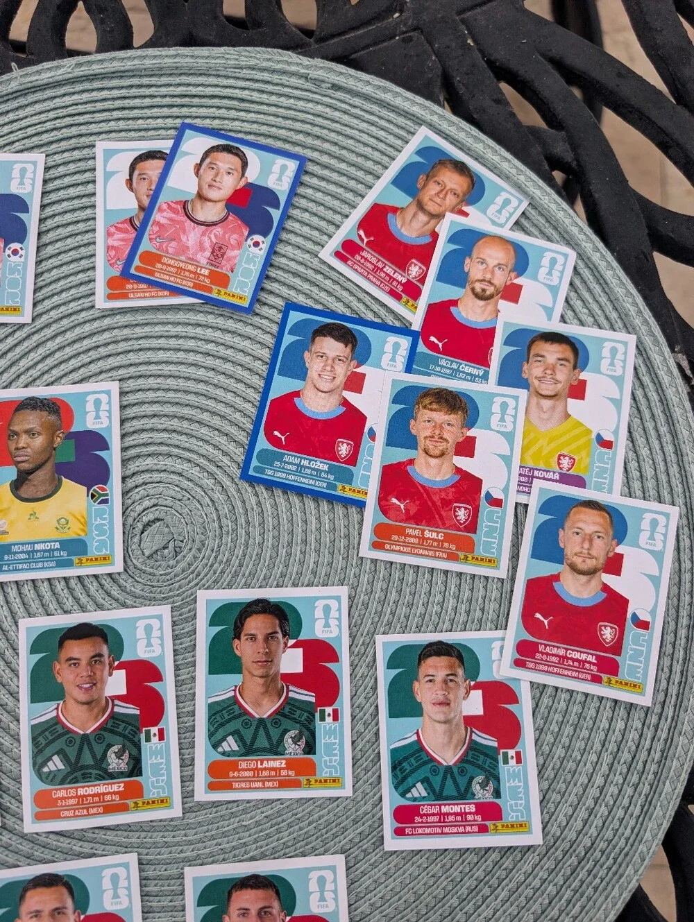 Panini World Cup 26 Sticker Lot -Multiple Players,  Group A, Mex, SA, KOR, CZE - Picture 4 of 5